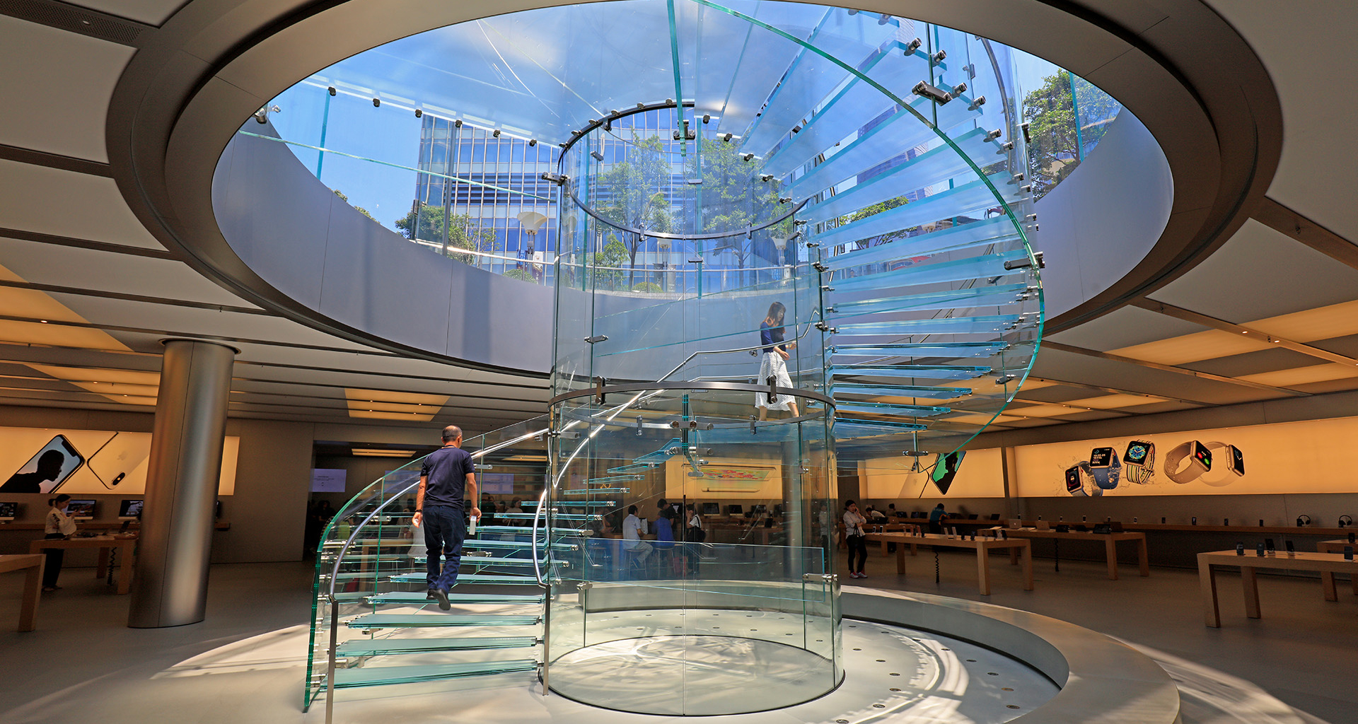 Apple Glass Stairs preview